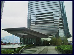 The ski slope looking base  of International Commerce Center