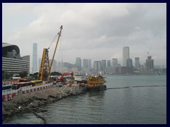 Wan Chai with Tsim Sha Tsui in the background
