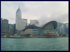 Wan Chai skyline with Central Plaza and Convention Centre