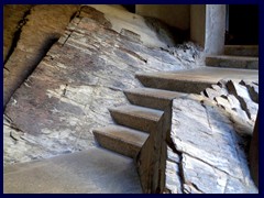 Ljubljana Castle and its views 08 - Rocky interior