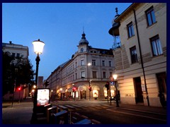 Ljubljana by night 106 - Miklosicev park