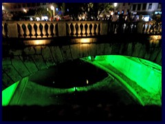 Ljubljana by night 031 - Triple Bridges