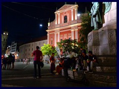 Ljubljana by night 033 - Preseren Square