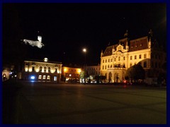 Ljubljana by night 088 - Congress Square