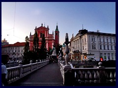 Ljubljana by night 093 - Triple Bridges