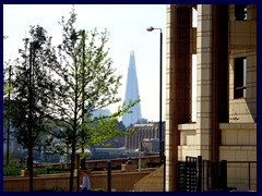 Canary Wharf with the Shard