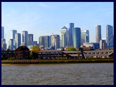 Docklands skyline from Greenwich