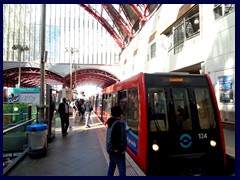 DLR train, Canary Wharf, Docklands 167