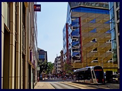 Approaching the city center 