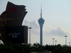 Macau Tower is Macau's tallest structure, at a height of 338m. It was built in 2001 and features an observation deck with glass floor panels and a revolving restaurant that offers great views of Macau, Zhuhai and Taipa. You can also bungee jump from the tower!