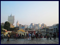 Macau skyline from St Paul's Ruins