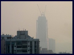 Skyscraper u/c in Zhuhai China. Zhuhai is situated across the Chinese border and has about 1.5 million inhabitants, twice as much as Macau.