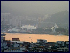 The river between Macau and Zhuhai.