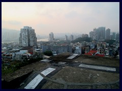 Northwest Macau and Zhuhai from the fort.