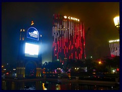 Taipa Island - The Venetian and Crown Towers.
