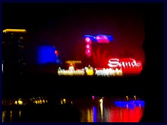 Outer Harbour night skyline from the bridge to Taipa