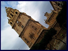 Murcia City Centre 038 - Catedral de Santa Maria de Murcia, the Cathedral of St Mary. Built 1394-1465. The only cathedral of the Diocese of Cartagena. It features gothic, baroque and renaissance elements.