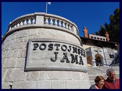 Entrance to the Postojna Caves 