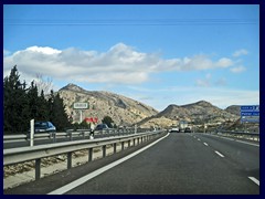 Road Murcia - Valencia 07 - Petrer, twin town to Elda