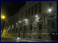 Piazza Cavour by night, Palace of Justice.