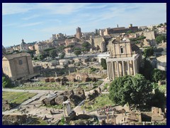 Forum Romanum seen from Palatine Hill.