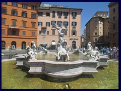 Piazza Navona with Fontana del Moro.