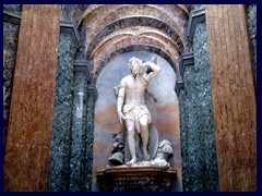 The interior of Sant'Agnese in Agone, a beautiful church at Piazza Navona. 