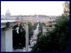 Pincio Terrace above Piazza del Popolo.