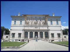 Villa Borghese, the villa from which the park was named. Bernini's "Abduction of Proserpina by Pluto" can be found here, as well as paintings Titian, Rubens and Raphael. 