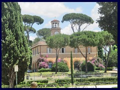 Piazza di Siena and Casina dell'Orologio. The World Exhibtion in 1911 took place in Villa Borghese, many of the pavilions are still intact.