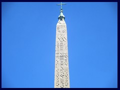 Egyptian obelisk of Ramesses II from Heliopolis, Piazza del Popolo.