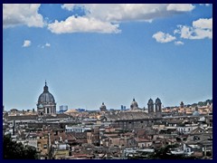 View from the terrace at Pincio Park above Piazza del Popolo.