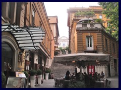 Via Veneto with Gran Caffé Roma.