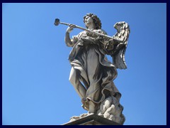 Ponte Sant'Angelo has many beautiful angel sculptures.