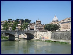 River Tiber from Ponte Sant 'Angelo.