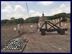 Canons from Sant'Angelo's time as a fortress.