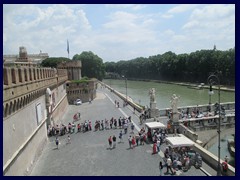 View of the Tiber from Castel Sant 'Angelo 