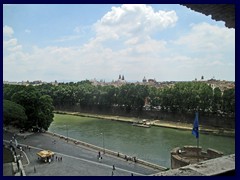 View of the Tiber from Castel Sant 'Angelo 