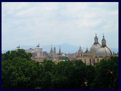 View of the historical center from Castel Sant 'Angelo 