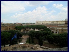 View of the historical center from Castel Sant 'Angelo 