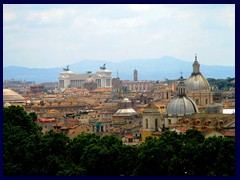 View of the historical center from Castel Sant 'Angelo 