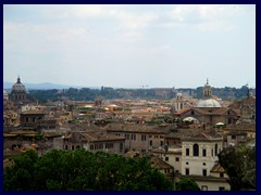 View of the historical center from Terrace of the Angel,  Castel Sant 'Angelo 