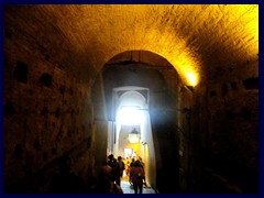 Path down to the ground floor, Castel Sant 'Angelo .