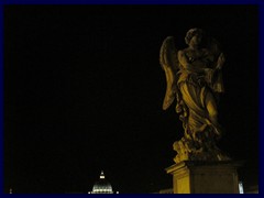 Ponte Sant'Angelo with the Vatican in the background.