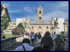 Michelangelo's stairs to Piazza Campidoglio, Capitoline Hill.