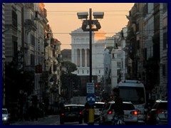 Piazza della Repubblica towards Piazza Venezia.