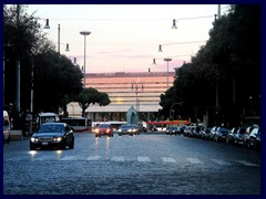 Piazza della Repubblica towards the Termini Station.