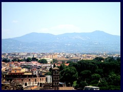 View from National Monument to Victor Emmanuel II: Mountains