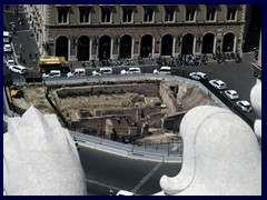 View from National Monument to Victor Emmanuel II: Piazza Venezia.