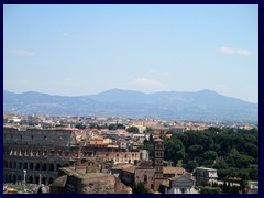 View from National Monument to Victor Emmanuel II